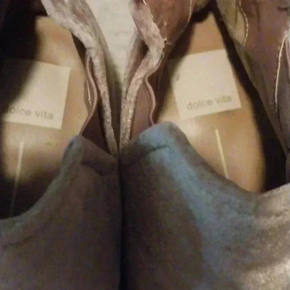 Dolce Vita Rose Velvet Boots Size 9 Boho Velvet Barbiecore - Picture 4 of 8